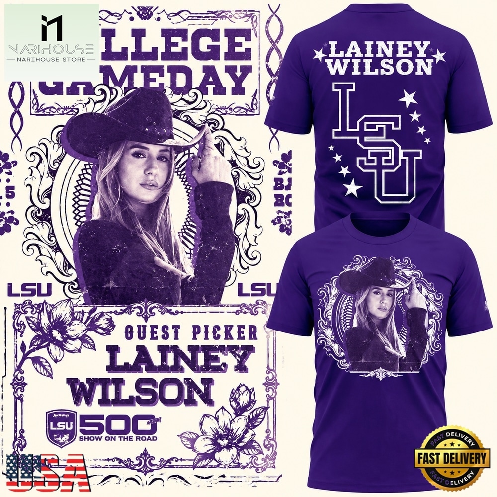 LSU Tigers Football x Lainey Wilson College Game Day 2026 3D Shirt, Hot 3D Shirt Trend LSU Tigers Football x Lainey Wilson College Game Day 2026 3D Shirt, Hot 3D Shirt Trend
