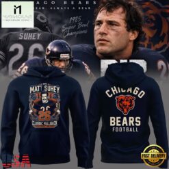 Matt Suhey Chicago Bears Always and Forever Thank You For Your Memories Navy Hoodie, Hot 3D Shirt Trend Matt Suhey Chicago Bears Always And Forever Thank You For Your Memories Navy Hoodie