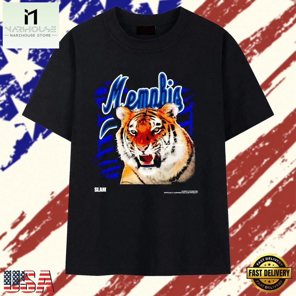 Memphis Tigers Basketball Mascot NCAA T Shirt, Stylish 2D Graphic Shirt Memphis Tigers Basketball Mascot NCAA T Shirt, Stylish 2D Graphic Shirt