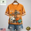 Miami Dolphins NFL Thanksgiving Faith And Football V Neck T Shirt, Trendy NFL V Neck Tee Miami Dolphins Nfl Thanksgiving Faith And Football V Neck T Shirt