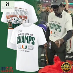 Miami Hurricanes College Football Playoff 2026 Fiesta Bowl Champions Locker Room T Shirt, Hot 3D Shirt Trend Miami Hurricanes College Football Playoff 2026 Fiesta Bowl Champions Locker Room T Shirt