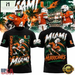 Miami Hurricanes x Hellstarsports 2026 Limited Edition T Shirt, Hot 3D Shirt Trend Miami Hurricanes X Hellstarsports 2026 Limited Edition T Shirt