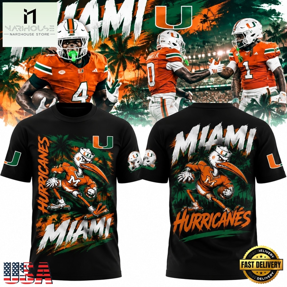 Miami Hurricanes x Hellstarsports 2026 Limited Edition T Shirt, Hot 3D Shirt Trend Miami Hurricanes x Hellstarsports 2026 Limited Edition T Shirt, Hot 3D Shirt Trend