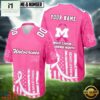 Michigan Wolverines NCAA Breast Cancer Awareness Month 2026 Football Jersey, Trending Football Shirt Michigan Wolverines Ncaa Breast Cancer Awareness Month 2026 Football Jersey
