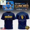 Milwaukee Brewers 2026 Postseason Clinched T Shirt, Hot 3D Shirt Trend Milwaukee Brewers 2026 Postseason Clinched T Shirt
