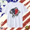 Milwaukee Brewers and Wisconsin Badgers Heart T Shirt, Stylish 2D Graphic Shirt 3 Milwaukee Brewers and Wisconsin Badgers Heart T Shirt, Stylish 2D Graphic Shirt Milwaukee Brewers And Wisconsin Badgers Heart T Shirt