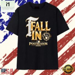 Milwaukee Brewers Fall in Postseason 2026 T Shirt, Stylish 2D Graphic Shirt Milwaukee Brewers Fall IN Postseason 2026 T Shirt