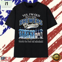 Milwaukee Brewers Greatness Legends Signatures Vintage Baseball T Shirt, Stylish 2D Graphic Shirt Milwaukee Brewers Greatness Legends Signatures Vintage Baseball T Shirt