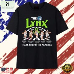 Minnesota Lynx Abbey Road Signatures Thank You For The Memories T Shirt, Stylish 2D Graphic Shirt Minnesota Lynx Abbey Road Signatures Thank You For The Memories T Shirt