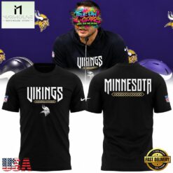 Minnesota Vikings 2026 Rivalry Special New Black T Shirt, Hot 3D Shirt Trend Minnesota Vikings 2026 Rivalry Special New Black T Shirt