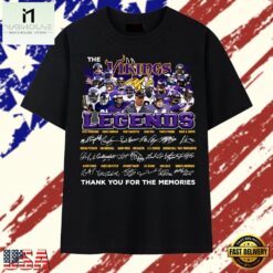 Minnesota Vikings Legends Vintage Roster Signatures Graphic T Shirt, Stylish 2D Graphic Shirt Minnesota Vikings Legends Vintage Roster Signatures Graphic T Shirt