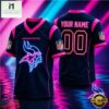 Minnesota Vikings NFL Electric Glow Custom Football Jersey, NFL Team Football Jersey Minnesota Vikings Nfl Electric Glow Custom Football Jersey
