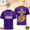 Minnesota Vikings NFL Whole Lot of Football Christian Cross 3D Shirt, NFL Sporty Shirt Minnesota Vikings Nfl Whole Lot OF Football Christian Cross 3D Shirt