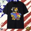 Mizzou Tigers Mascot Spanking Kansas Jayhawk T Shirt, Stylish 2D Graphic Shirt Mizzou Tigers Mascot Spanking Kansas Jayhawk T Shirt