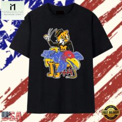 Mizzou Tigers Mascot Spanking Kansas Jayhawk T Shirt, Stylish 2D Graphic Shirt Mizzou Tigers Mascot Spanking Kansas Jayhawk T Shirt