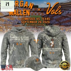 Morgan Wallen x Tennessee Volunteers Camo Event 2026 Hoodie, Popular 3D Music Tee Morgan Wallen X Tennessee Volunteers Camo Event 2026 Hoodie