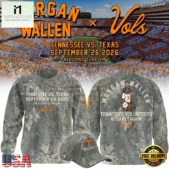 Morgan Wallen x Tennessee Volunteers Camo Event 2026 Sweatshirt, Popular 3D Music Tee Morgan Wallen X Tennessee Volunteers Camo Event 2026 Sweatshirt