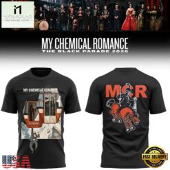 My Chemical Romance Long Live The Black Parade Tour US 2026 At Denver T Shirt, Popular 3D Music Tee MY Chemical Romance Long Live The Black Parade Tour US 2026 AT Denver T Shirt