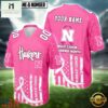 Nebraska Cornhuskers NCAA Breast Cancer Awareness Month 2026 Football Jersey, Trending Football Shirt Nebraska Cornhuskers Ncaa Breast Cancer Awareness Month 2026 Football Jersey