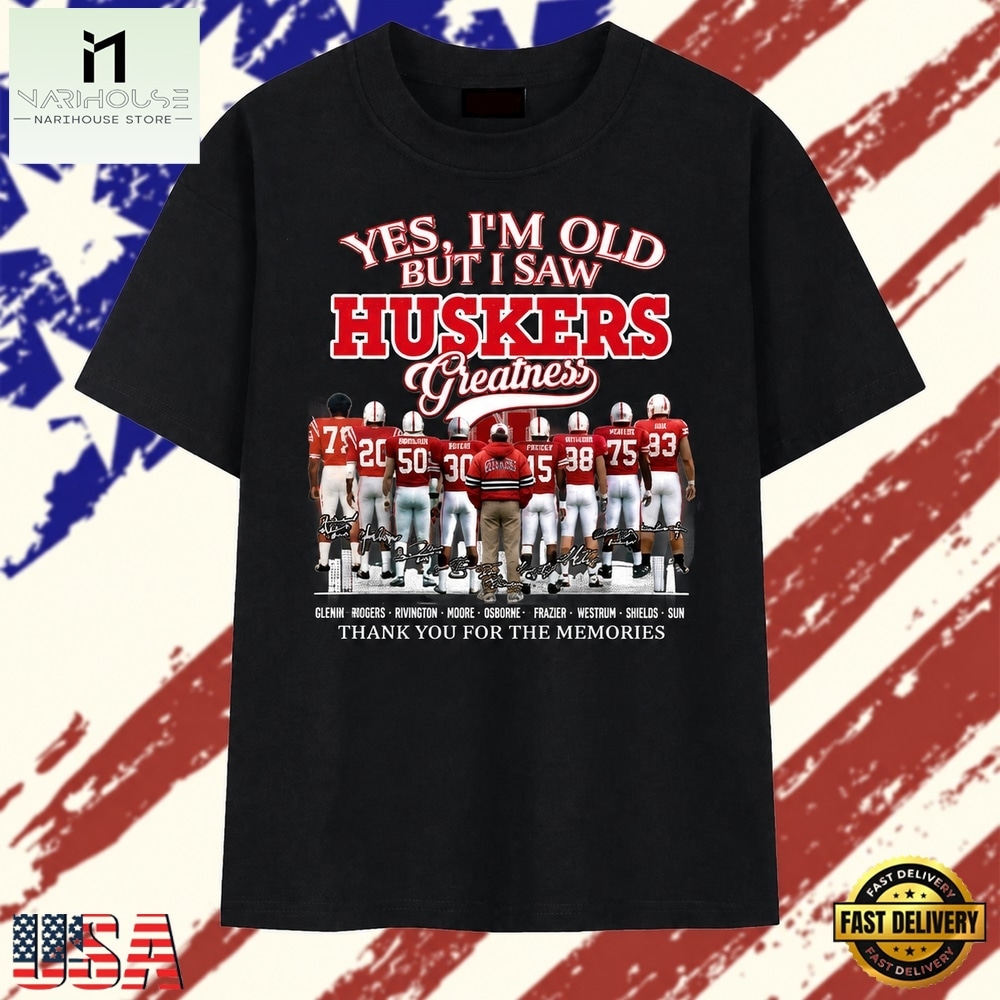 Nebraska Huskers Greatness Vintage Legends Football Graphic T Shirt, Stylish 2D Graphic Shirt Nebraska Huskers Greatness Vintage Legends Football Graphic T Shirt, Stylish 2D Graphic Shirt