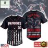 New England Patriots NFL Breast Cancer Hope Over Fear Baseball Jersey, NFL Game Day Jersey New England Patriots Nfl Breast Cancer Hope Over Fear Baseball Jersey