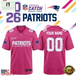 New England Patriots NFL Crucial Catch 2026 Pink Limited Edition Football Jersey, Trending Football Shirt New England Patriots Nfl Crucial Catch 2026 Pink Limited Edition Football Jersey