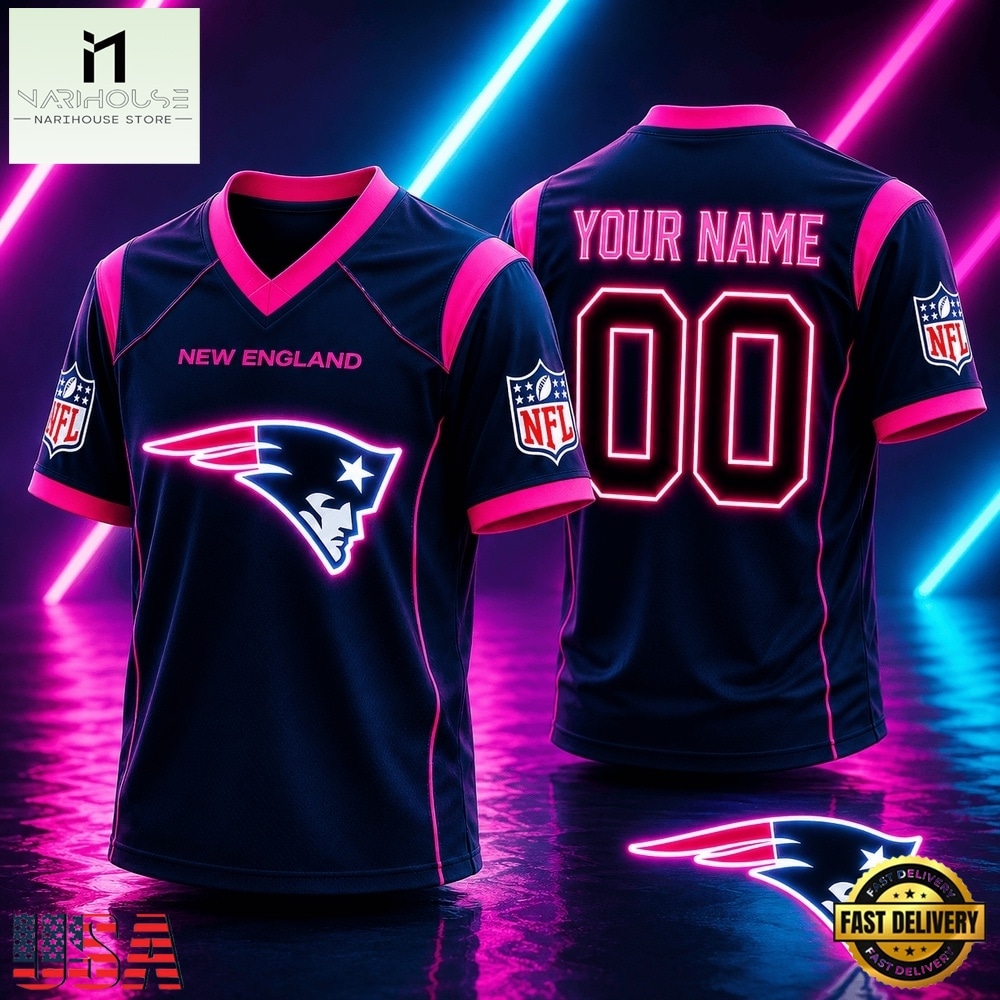 New England Patriots NFL Electric Glow Custom Football Jersey, NFL Team Football Jersey New England Patriots NFL Electric Glow Custom Football Jersey, NFL Team Football Jersey