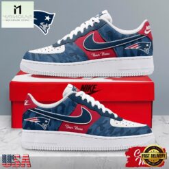 New England Patriots NFL End Zone Energy Custom Air Force 1 Shoes Sneaker, NFL Team AF1 Shoes New England Patriots Nfl End Zone Energy Custom Air Force 1 Shoes Sneaker