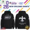 New Orleans Saints NFL Crucial Catch 2026 Limited Edition Black Hoodie Shirt, NFL Sporty Shirt New Orleans Saints Nfl Crucial Catch 2026 Limited Edition Black Hoodie Shirt