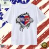 New York Giants and Carolina Hurricanes Heart Logo T Shirt, Stylish 2D Graphic Shirt 3 New York Giants and Carolina Hurricanes Heart Logo T Shirt, Stylish 2D Graphic Shirt New York Giants And Carolina Hurricanes Heart Logo T Shirt