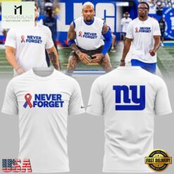 New York Giants Never Forget 2026 Limited Edition T Shirt, Hot 3D Shirt Trend New York Giants Never Forget 2026 Limited Edition T Shirt