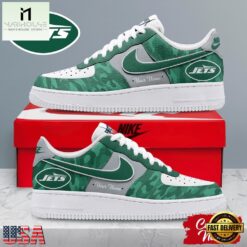 New York Jets NFL End Zone Energy Custom Air Force 1 Shoes Sneaker, NFL Team AF1 Shoes New York Jets Nfl End Zone Energy Custom Air Force 1 Shoes Sneaker
