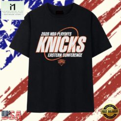New York Knicks 2026 NBA Playoffs Eastern Conference Kith T Shirt, Stylish 2D Graphic Shirt New York Knicks 2026 Nba Playoffs Eastern Conference Kith T Shirt