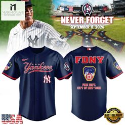 New York Yankees Never Forget FDNY 2026 Limited Edition Jersey Shirt, Stylish Baseball Jersey New York Yankees Never Forget Fdny 2026 Limited Edition Jersey Shirt