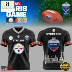 NFL Paris Game 2026 Pittsburgh Steelers to Paris Football Jersey, Trending Football Shirt Nfl Paris Game 2026 Pittsburgh Steelers TO Paris Football Jersey