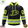 NHL Anaheim Ducks Specialized With FireFighter Uniforms Color Hoodie, T Shirt, NHL 3D Game Day Tee Nhl Anaheim Ducks Specialized With Firefighter Uniforms Color Hoodie T Shirt 1