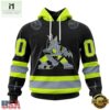 NHL Arizona Coyotes Specialized With FireFighter Uniforms Color Hoodie, T Shirt, NHL 3D Game Day Tee Nhl Arizona Coyotes Specialized With Firefighter Uniforms Color Hoodie T Shirt 1