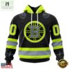 NHL Boston Bruins Specialized With FireFighter Uniforms Color Hoodie, T Shirt, NHL 3D Game Day Tee Nhl Boston Bruins Specialized With Firefighter Uniforms Color Hoodie T Shirt 1