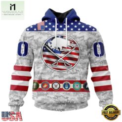 NHL Buffalo Sabres Armed Forces Appreciation Design Hoodie, T Shirt, NHL 3D Game Day Tee Nhl Buffalo Sabres Armed Forces Appreciation Design Hoodie T Shirt 1