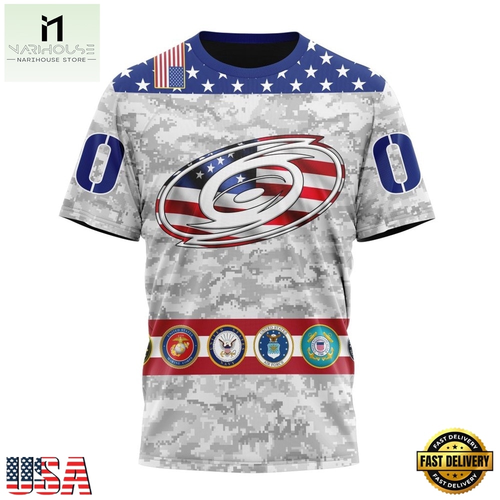 NHL Carolina Hurricanes Armed Forces Appreciation Design Hoodie, T Shirt, NHL 3D Game Day Tee NHL Carolina Hurricanes Armed Forces Appreciation Design Hoodie, T Shirt, NHL 3D Game Day Tee