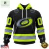 NHL Carolina Hurricanes Specialized With FireFighter Uniforms Color Hoodie, T Shirt, NHL 3D Game Day Tee Nhl Carolina Hurricanes Specialized With Firefighter Uniforms Color Hoodie T Shirt 1