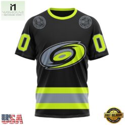 NHL Carolina Hurricanes Specialized With FireFighter Uniforms Color Hoodie, T Shirt, NHL 3D Game Day Tee Nhl Carolina Hurricanes Specialized With Firefighter Uniforms Color Hoodie T Shirt 4