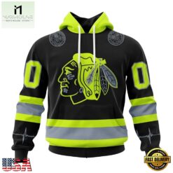 NHL Chicago BlackHawks Specialized With FireFighter Uniforms Color Hoodie, T Shirt, NHL 3D Game Day Tee Nhl Chicago Blackhawks Specialized With Firefighter Uniforms Color Hoodie T Shirt 1
