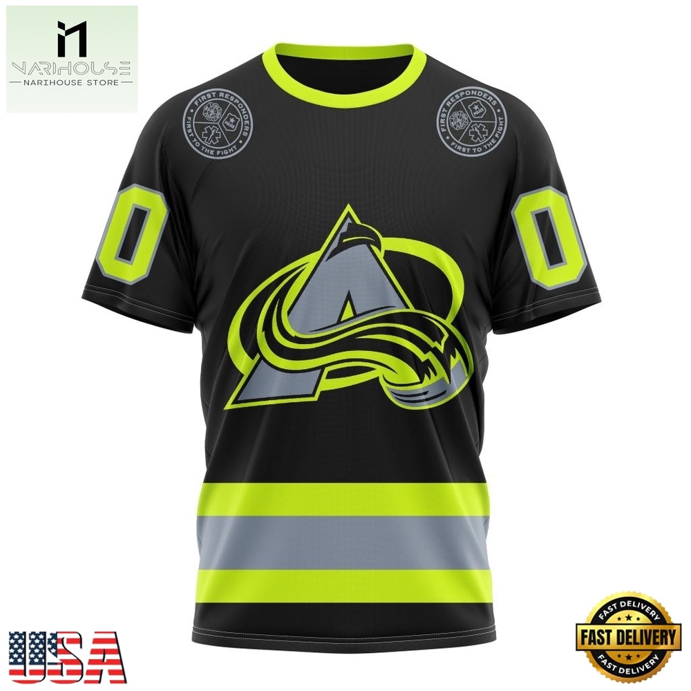 NHL Colorado Avalanche Specialized With FireFighter Uniforms Color Hoodie, T Shirt, NHL 3D Game Day Tee NHL Colorado Avalanche Specialized With FireFighter Uniforms Color Hoodie, T Shirt, NHL 3D Game Day Tee