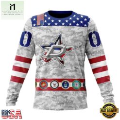 NHL Dallas Stars Armed Forces Appreciation Design Hoodie, T Shirt, NHL 3D Game Day Tee Nhl Dallas Stars Armed Forces Appreciation Design Hoodie T Shirt 3