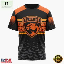 NHL Florida Panthers Halloween Design Personalized Hoodie, T Shirt, Sweatshirt, NHL 3D Game Day Tee Nhl Florida Panthers Halloween Design Personalized Hoodie T Shirt Sweatshirt 3