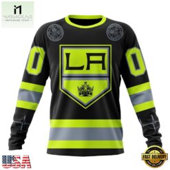 NHL Los Angeles Kings Specialized With FireFighter Uniforms Color Hoodie, T Shirt, NHL 3D Game Day Tee Nhl Los Angeles Kings Specialized With Firefighter Uniforms Color Hoodie T Shirt 3
