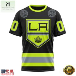 NHL Los Angeles Kings Specialized With FireFighter Uniforms Color Hoodie, T Shirt, NHL 3D Game Day Tee Nhl Los Angeles Kings Specialized With Firefighter Uniforms Color Hoodie T Shirt 4