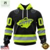 NHL Minnesota Wild Specialized With FireFighter Uniforms Color Hoodie, T Shirt, NHL 3D Game Day Tee Nhl Minnesota Wild Specialized With Firefighter Uniforms Color Hoodie T Shirt 1