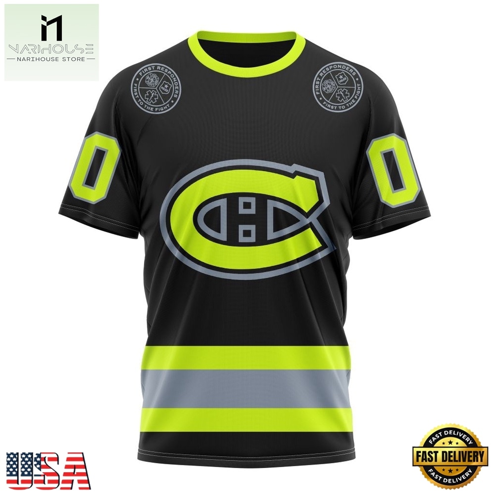 NHL Montreal Canadiens Specialized With FireFighter Uniforms Color Hoodie, T Shirt, NHL 3D Game Day Tee NHL Montreal Canadiens Specialized With FireFighter Uniforms Color Hoodie, T Shirt, NHL 3D Game Day Tee